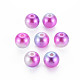 Perles en acrylique de perle d'imitation MACR-Q222-01C-10mm-4