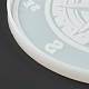 Diyカップマットシリコンモールド  レジン型  UVレジン用  エポキシ樹脂工芸品作り  コンパス  ホワイト  163x9mm DIY-C014-05-5