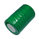 薄地オーガンジーリボン  リボンのDIY素材  グリーン  1/2インチ（12mm）  500ヤード（457.2M） RS12mmY019-3