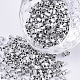 Galvanoplastie 12/0 perles de rocaille en verre SEED-S027-02A-05-1