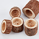 Portacandele in legno naturale olycraft 5 pz 5 stili AJEW-OC0002-07-3