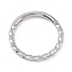 Витые серьги-кольца для девушек STAS-D453-01P-03-1