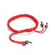 Nylon réglable bracelets cordon tressé BJEW-JB04415-02-3