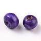 Dyed Natural Wood Beads WOOD-Q006-6mm-12-LF-1