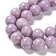 Perles naturelles de perles de lépidolite G-H247-11C-3