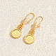 Латунные серьги обруча KN4937-1-1