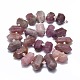 Fili di perline quarzo roso  naturale  G-F715-041-2