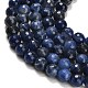 Природный содалит бисер нитей&nbsp;G-C280-B02-8mm-4