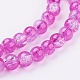 Crackle Glass Beads Strands X-CCG-Q002-6mm-09-3