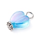 Eco-Friendly Transparent Acrylic Charms PALLOY-JF00749-01-5