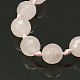 Natürlichen Rosenquarz Perlen Stränge G-G472-4mm-03-1