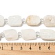 Brins de perles de pierre de lune arc-en-ciel naturel G-G072-B02-02-5