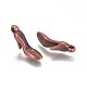 CCBプラスチックペンダント  かかとの高い靴  赤銅鉱  23x10.5x6.5mm  穴：1.6mm CCB-I002-11R-2