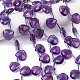 Natürlichen Amethyst Perlen Stränge&nbsp;G-L654-L01-01-1