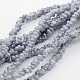 Imitation Jade Electroplate Glass Beads Strands EGLA-F031-C01-2