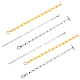 CHGCRAFT Paperclip Chain Bracelets Sets BJEW-CA0001-03-1