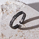 Shegrace texturizado 925 anillos de manguito de plata esterlina JR840A-2