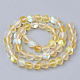 Chapelets de perles en pierre de lune synthétique G-S283-10mm-14-2