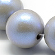 Perles acryliques opaques peintes à la bombe X-ACRP-Q024-10mm-G03-2