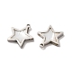 304 charms stella in acciaio inox STAS-A080-11P-3