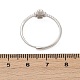 Регулируемые кольца из стерлингового серебра для женщин RJEW-B128-06-5