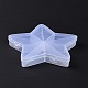 10 caja de plástico transparente rejillas CON-B009-06-3