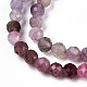 Naturelles et synthétiques mélangées perles de pierres précieuses brins G-D080-A01-02-11-3