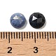 天然混合宝石カボション  多面カット  半円  染めと未染色の混合  6x2.8mm G-G835-A03-4