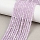 Природные кунцит бисер нитей&nbsp;G-B175-A11-2x4mm-1