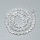 Frosted Glass Beads Strands EGLA-S147-10mm-08-2