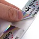 Etiqueta de regalo de papel autoadhesiva de estampado en caliente youstickers DIY-A023-02E-5