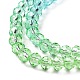 Transparent Glass Beads Strands GLAA-L045-01B-04-4