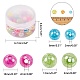 Bubblegum AB Color Transparent Crackle Acrylic Beads CACR-NB0001-02-2