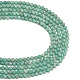 Природных амазонит бисер нитей&nbsp;G-C280-B13-6mm-5