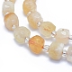 Chapelets de perles de citrine naturelle G-L552D-10B-2