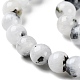 Brins de perles de pierre de lune arc-en-ciel naturel G-Q1001-A05-01-3