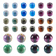 Craftdady 250Pcs 10 Styles Resin Beads RESI-CD0001-18-2