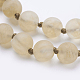 Collane di perline di vetro pietra anguria NJEW-P202-36-B04-2