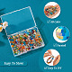 Pandahall 180 pz 18 colori perle di vetro elettrolitico trasparente EGLA-TA0001-19-5