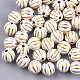 Placage acrylique perles ondulées PACR-T006-23A-03-1