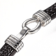 Men's Braided Leather Cord Bracelets BJEW-H559-21-3