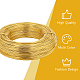BENECREAT 656 Feet 18 Gauge Gold Craft Wire Aluminum Wire Bendable Metal Sculpting Wire for Beading Jewelry Making Art and Craft Project AW-BC0007-1.0mm-14-3