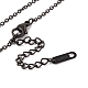 304 rechteckige Halskette aus Edelstahl für Männer und Frauen NJEW-P262-13-4