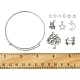 Kit para hacer brazaletes con dijes de diy DIY-FS0005-24-5