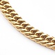 Men's 304 Stainless Steel Diamond Cut Curb Chain Bracelets BJEW-JB06019-02-2