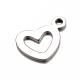 201 Stainless Steel Open Charms X-STAS-D429-47-1