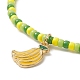 Set di braccialetti elastici con perline di semi giapponesi in stile 5 pz 5 BJEW-TA00231-3