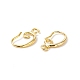 Brass Earring Hooks KK-F828-02G-2