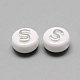 Perline acrilico placcato X-SACR-S297-10-2