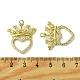 Кулоны из экологически чистой латуни с микропаве и кубическим цирконием KK-A204-15G-3
